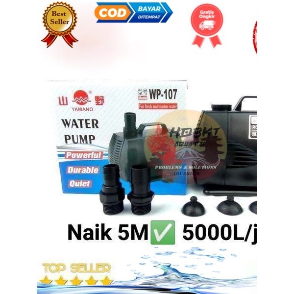 YAMANO WP 107 WP107 WP-107 Pompa Air Celup Pompa Kolam Aquarium TERMURAH