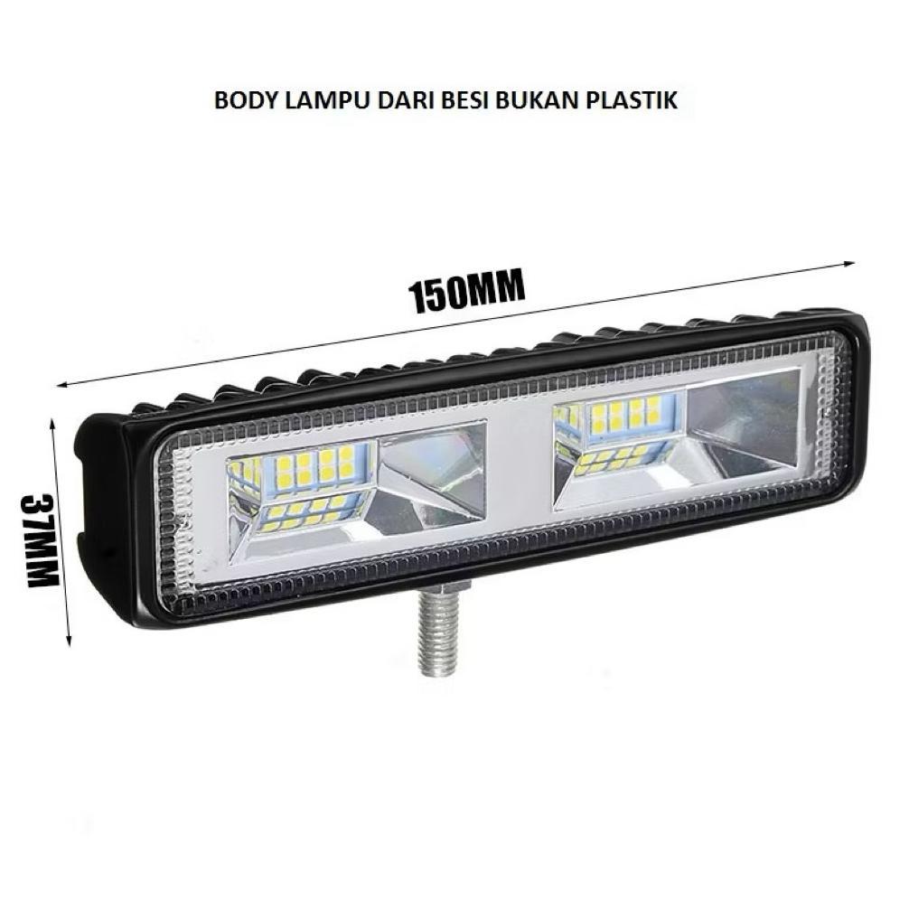 Terbaru Lampu Depan Sorot Cwl Led Bar 4272 Cr7 Aluminium Motor/Mobil Universal