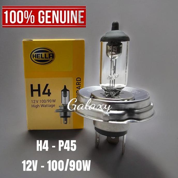 Promo Bohlam Halogen Original HELLA - H4 P45 Diskon