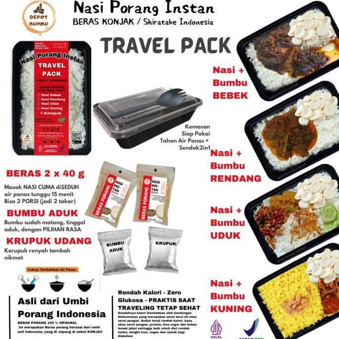 ivacoss99 - nasiinstandepot bumbu berasporang instan/nasiransum nasi gunungcamping nasi ransum campi