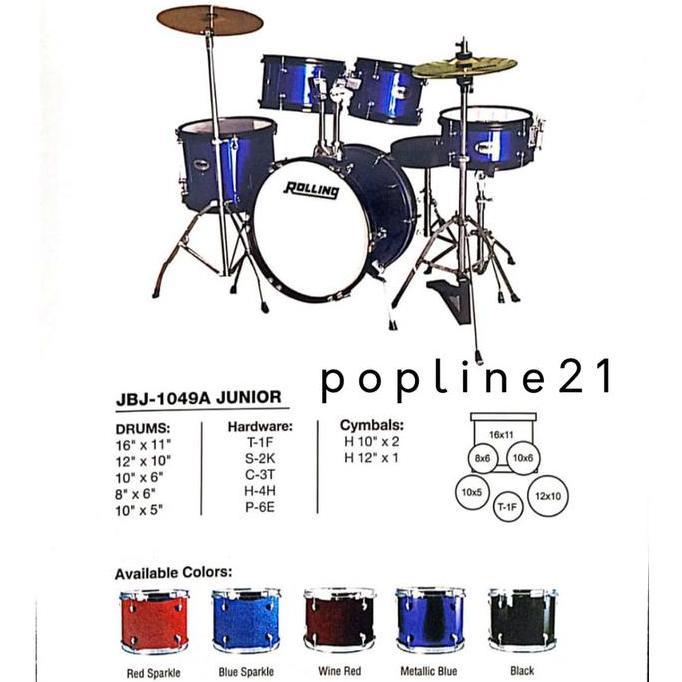 Drum ROLLING Junior / Drum set Rolling JBJ-1049A