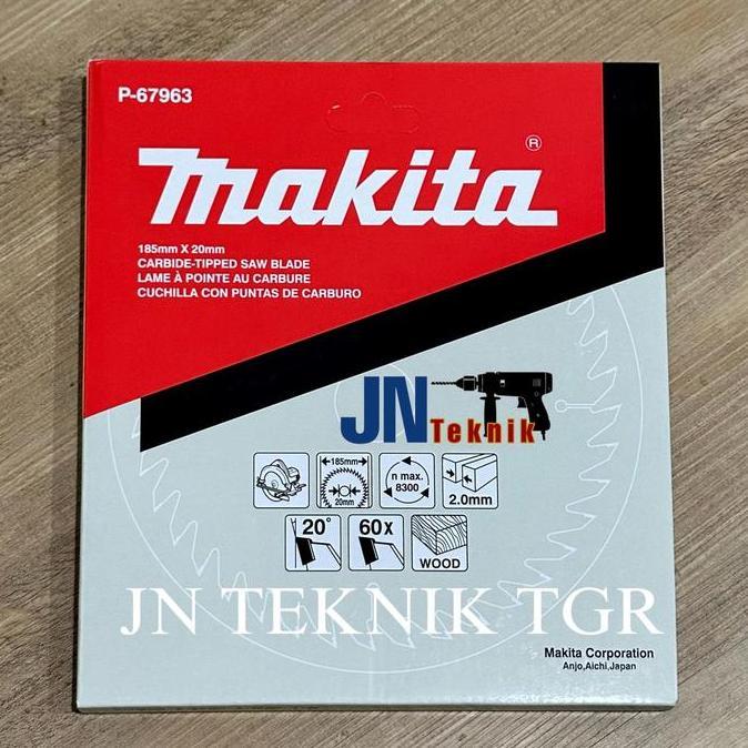 Murah Makita Mata Gergaji Potong Kayu 7" 60T Mata Circular Saw 7 Inch