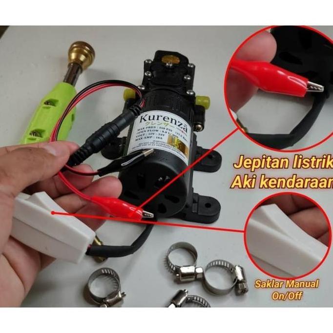 Paket Mesin 250Psi Maxpower 340Psi & Gun & Nepel Dinamo Sprayer Water