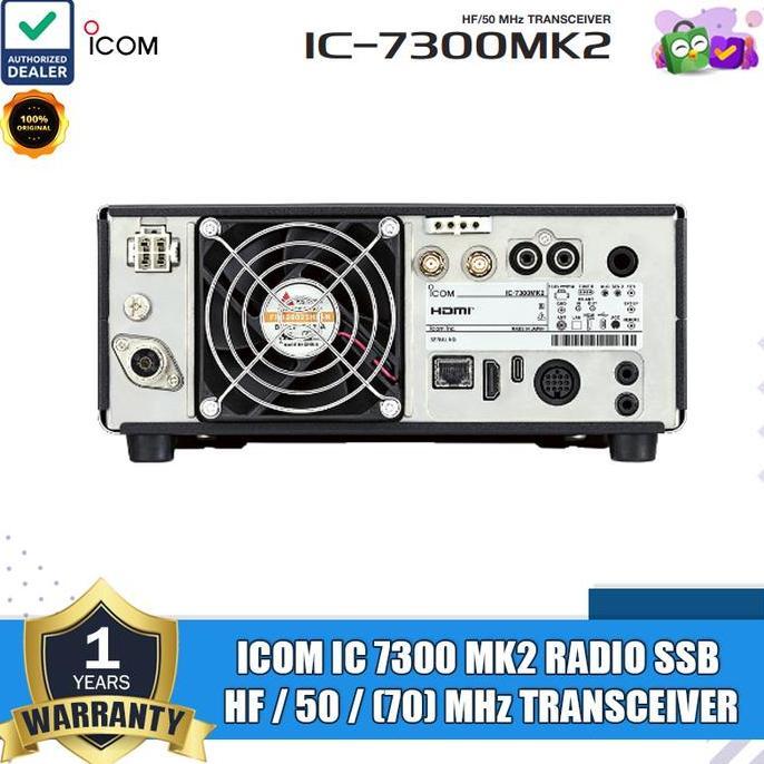 Grosir Icom Ic 7300 Mk2 Touchscreen Radio Ssb Hf Icom Ic 7300 Mk2  Hf/50 Mhz Ssb Touchscreen Icom Or