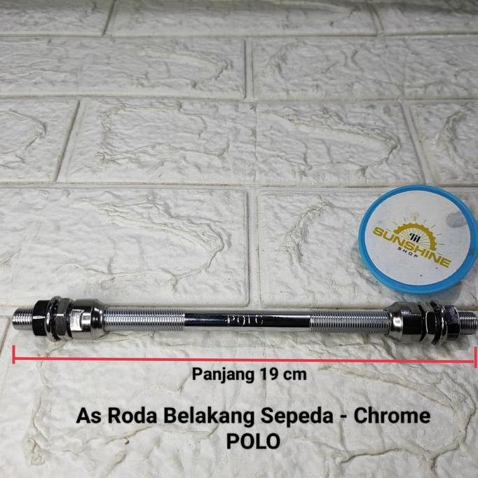 As Hub Roda Belakang POLO Chrome Sepeda Anak BMX Mini MTB Onthel Ontel