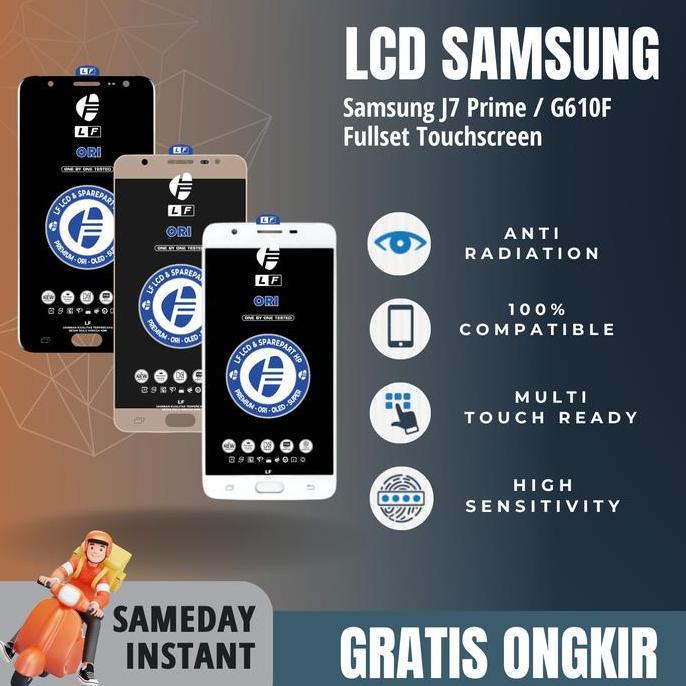NEW LCD SAMSUNG J7 PRIME / G610F FULLSET TOUCHSCREEN ORI