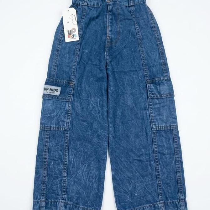 JOY CARGO PANTS - Celana Cargo Jeans Anak 2-7 Tahun Celana Jeans Panjang Anak Perempuan Celana Cargo