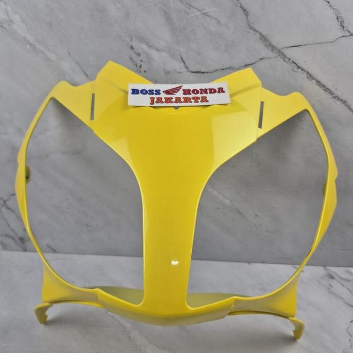 SPAREPART CBR 150 R OLD CARBU : 64250-KPP-900ZK COVER LAMPU DEPAN KUNING CBR 150 R KARBU / BATOK LAM
