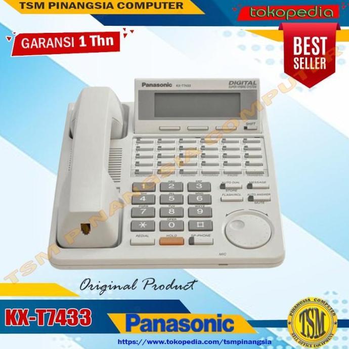 Promo Telepon Panasonic Kx-T7433 / Kx-T 7433 Pesawat Telephone Digital