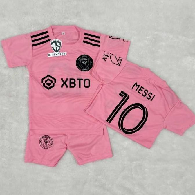 SETELAN BAJU BOLA ANAK RONALDO TERMURAH / JERSEY BAJU BOLA ANAK INTER MIAMI MESSI TERBARU / KOAS OLA