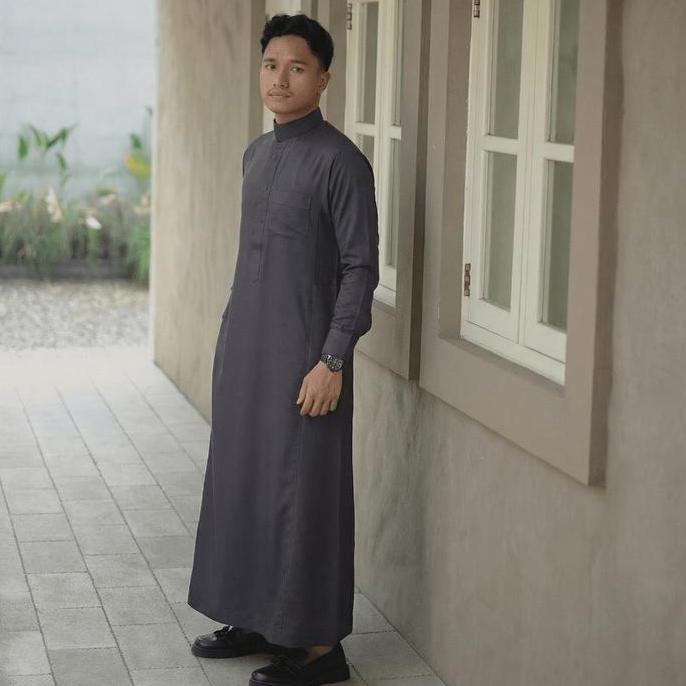 Ready stock Louzman Azhar Thobe / Tub / Gamis / Jubah Slimfit Dewasa
