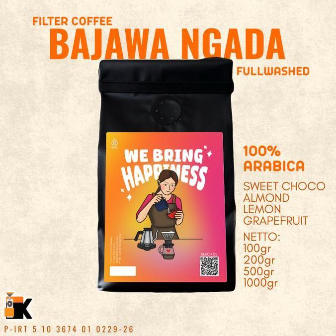 Biji Kopi Arabika Bajawa Flores 100gr