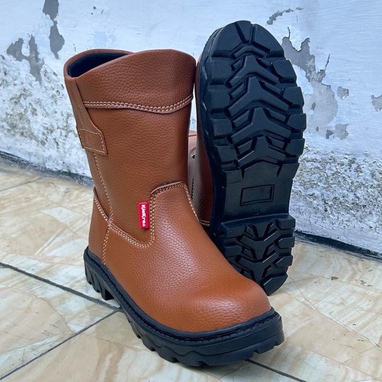 TERBARU SEPATU BOOT KING KICKERS SAFETY PRIA WANITA UJUNG BESI PROYEK SAFETY BOOT UJUNG BESI SEPATU 