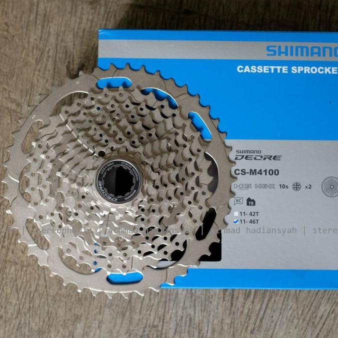 BNIB Sprocket Shimano DEORE M4100 10 speed 11-46T Sprocket 10sp 11-46T