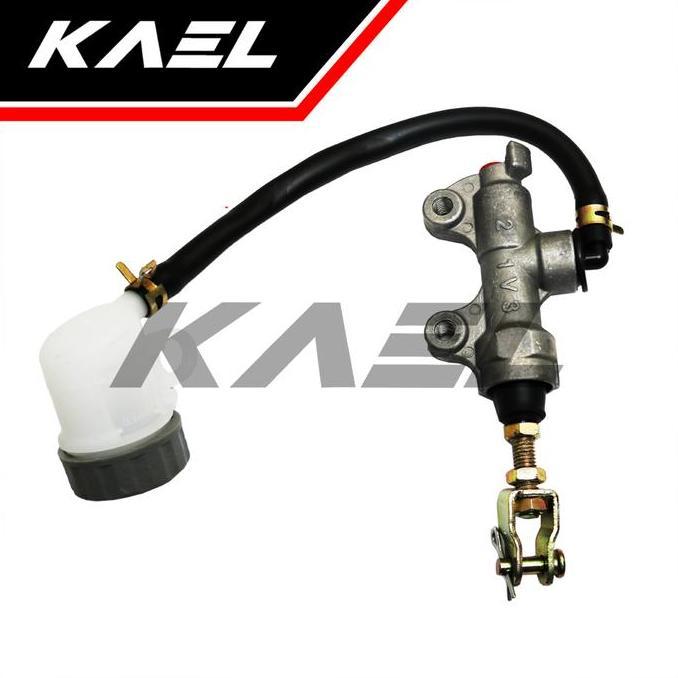 Tonjokan Master Rem Belakang Assy Jupiter MX New Dengan Selang Rumah Tabung Minyak Rem