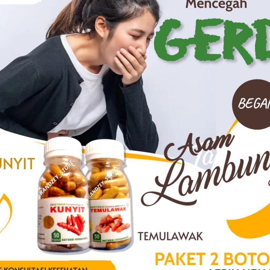 Obat Infeksi Lambung Luka Lambung Gerd Maag Kronis Obat Usus Buntu Temulawak Dan Kunyit Kapsul