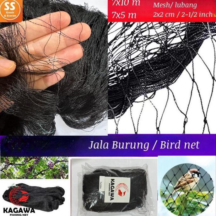 Penangkap Pukat Jala Jaring Burung Bahan Nilon Pipit Perkutut Pipit Kagawa Net