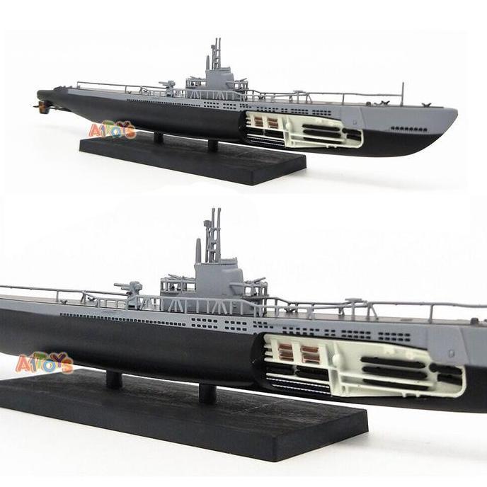 Diecast kapal perang mainan kapal induk miniatur kapal selam mainan