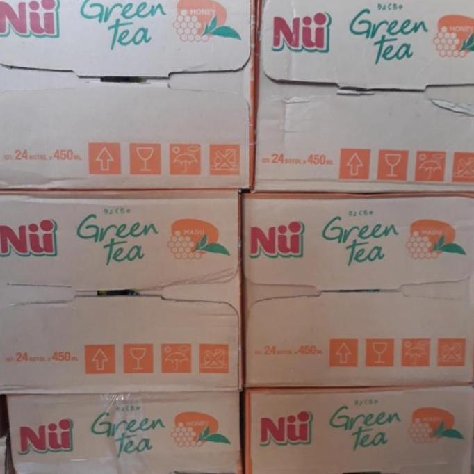 nu green tea madu 450 ml