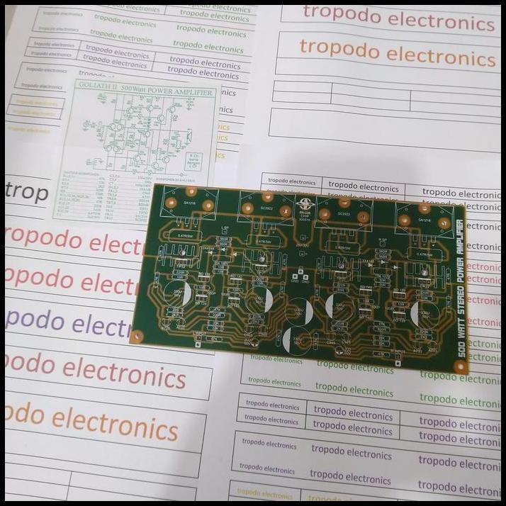 TERBARU PCB POWER AMPLIFIER 500 WATT STEREO GOLIATH II 