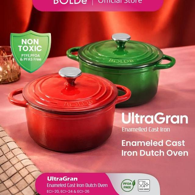 Bold Ultragran Enamelled Cast Iron Dutch Oven