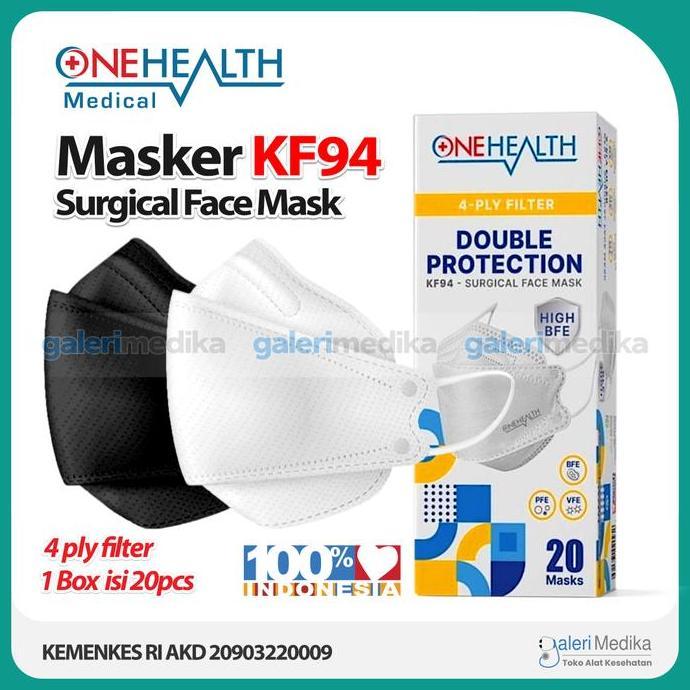 Masker Kf94 Onehealth Surgical Face Mask / Masker Kf 94 Onehealth