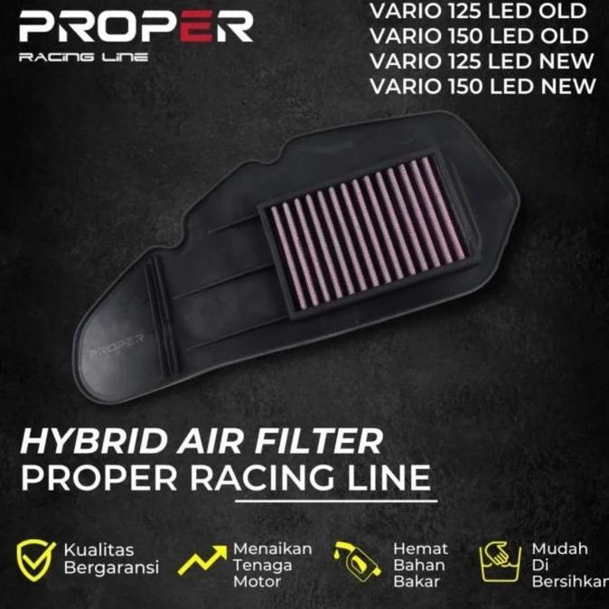 NEW HYBRID AIR FILTER PROPER FOR VARIO 150/VARIO 125 OLD N NEW ORI