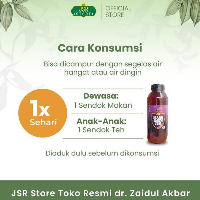 Toneoo- Madu Imun Jsr Dr Zaidul Akbar 100% Asli & Murni - 760Gr - Madu Madu Untuk Kesehatan