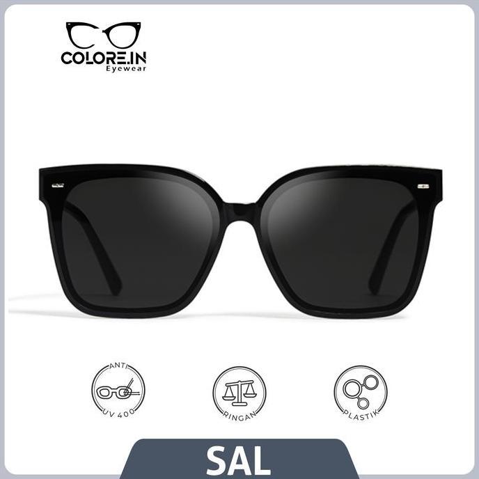 SERATIYASTIGA1 - COLORE.IN KACAMATA HITAM SUNGLASSES POLARIZED UV400 KOTAK GM KOREA SAL