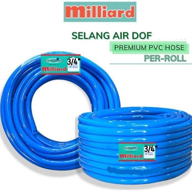 Selang air 3/4 inch Selang milliard dof 3/4" inch biru (1 roll)
