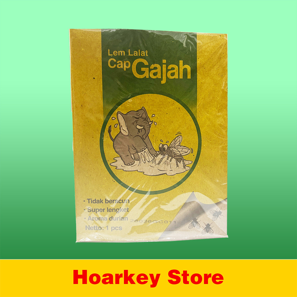 LEM LALAT KERTAS Cap Gajah Lem Lalat Kertas