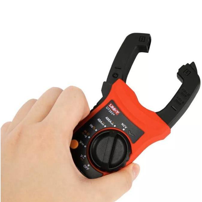 Tang Ampere UNI-T UT203+ Digital Clamp Meter Multimeter Ohm DMM DC AC UT-203+ UT 203 400-600A - SKU 