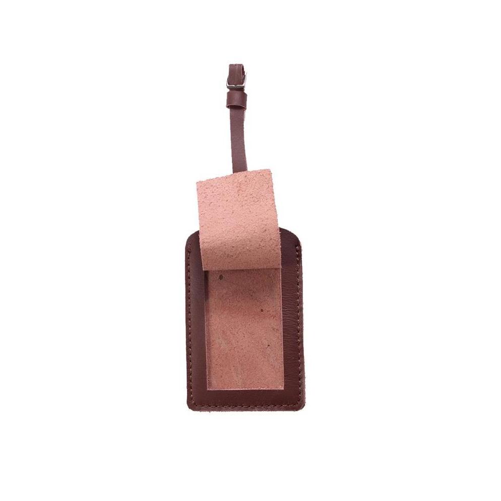 Tag Bagasi Kulit / Penanda Koper / Baggage Tag Kulit Asli