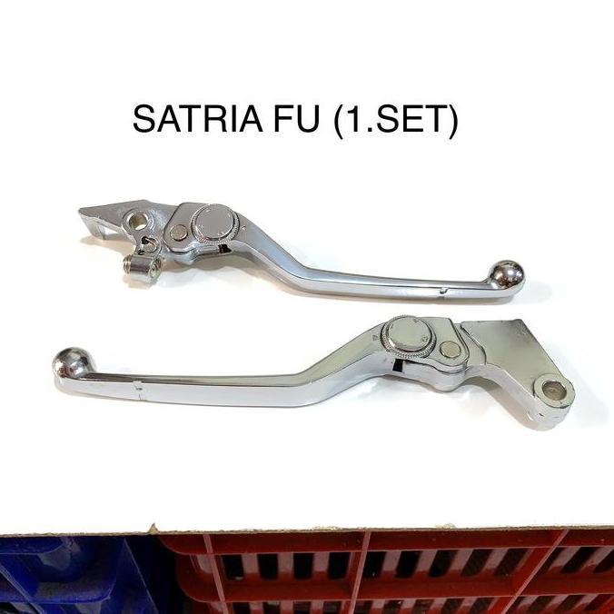 Promo HANDLE HANDEL REM KANAN KIRI KOPLING SATRIA FU 150 KARBU BARONG Diskon