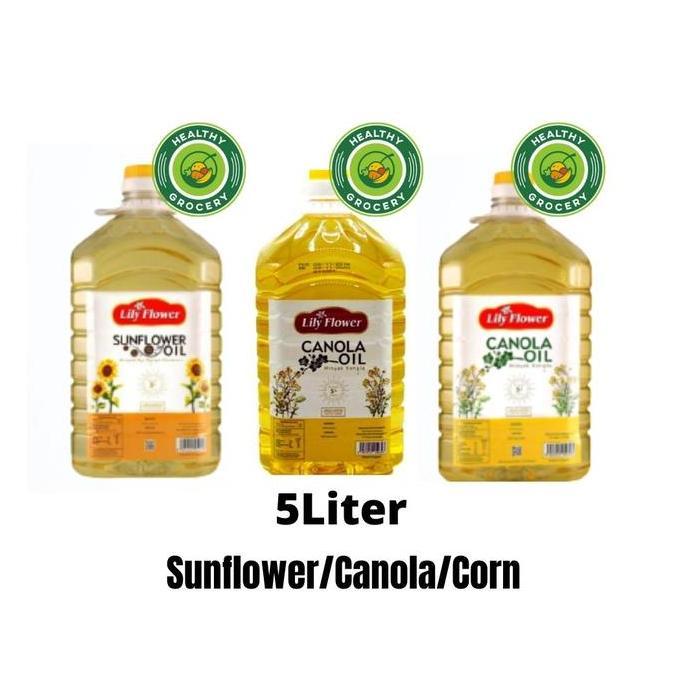 Lily Flower Canola Oil 5 Liter / Canola Oil