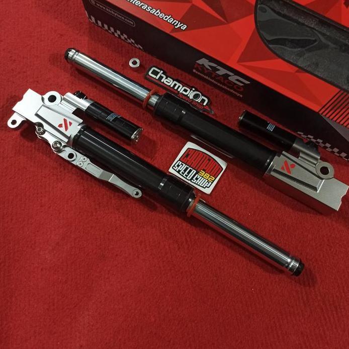 Shock Shockbreaker Depan KTC Kytaco Black Scoopy Beat FI ESP Karbu