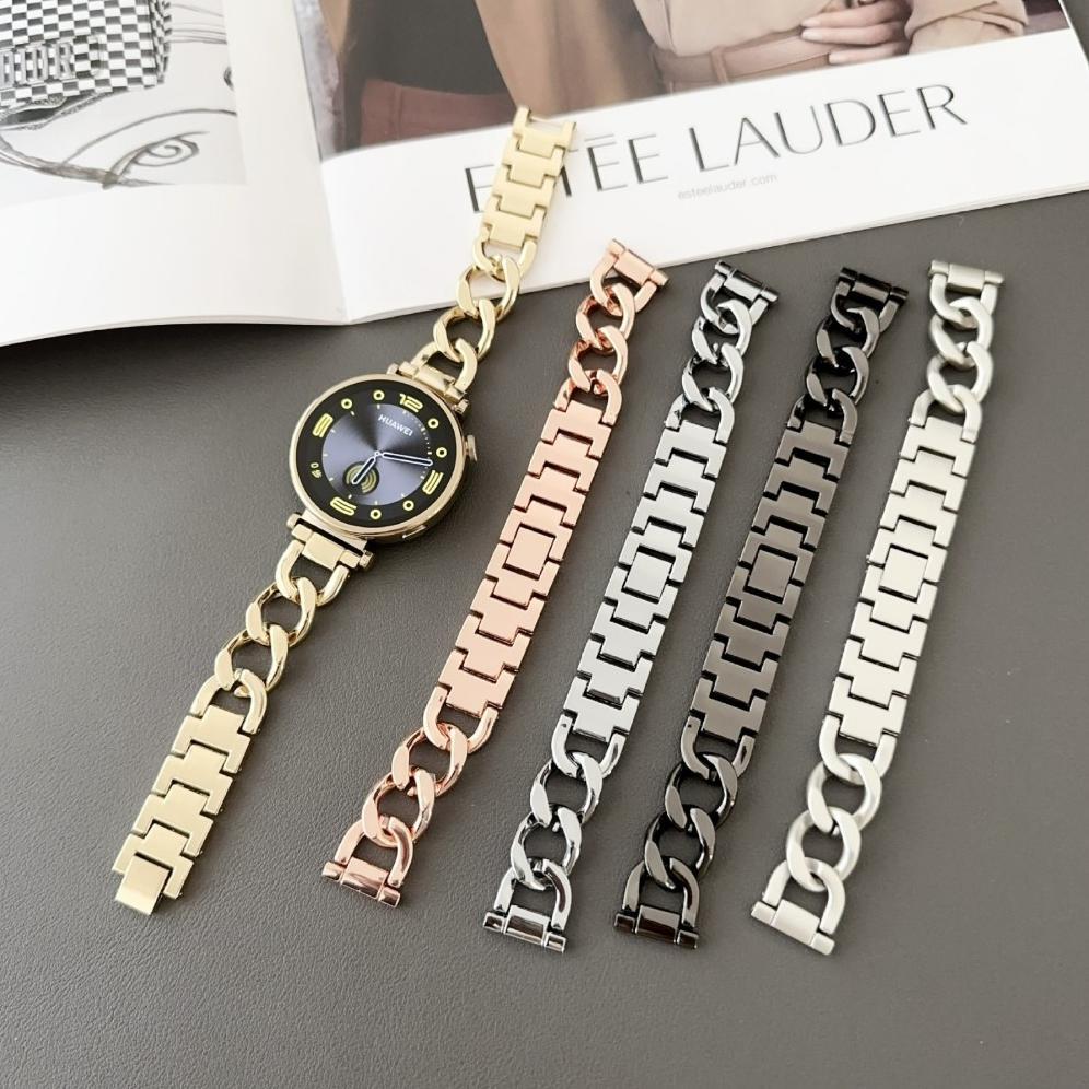 Strap Wanita Huawei Watch/Band/GT/GTPRO Stainless Steel  - Strap Wanita Samsung Galaxy Watch/Gear/FE