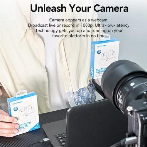 Vention HDMI Video Capture Card USB to HDMI Game Capture for Streaming