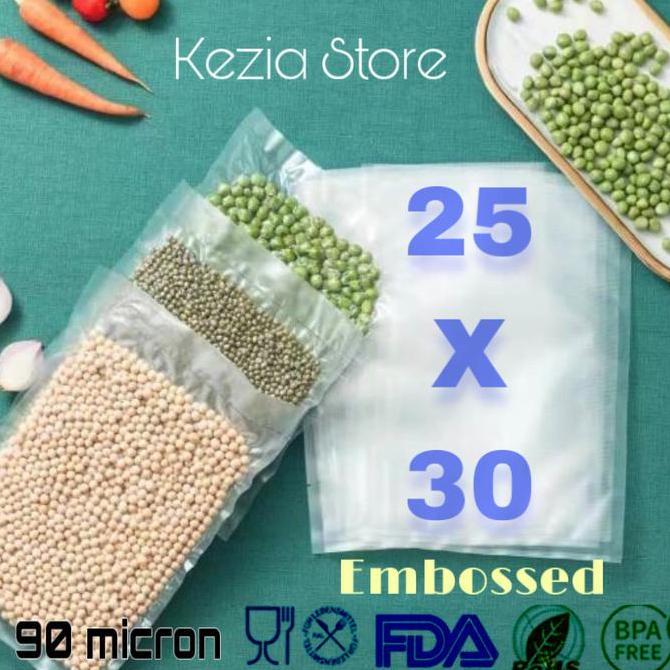 Plastik Vacuum Sealer Emboss (25X30) / Plastik Vakum / Vakum Sealer