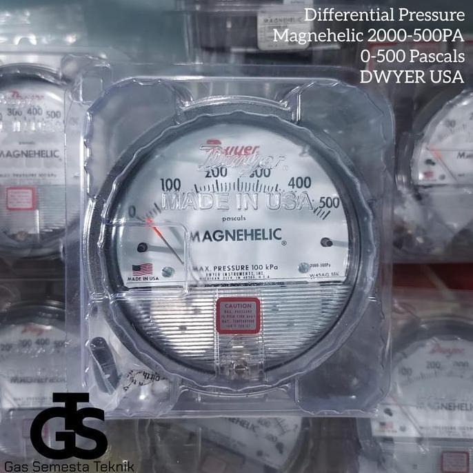 DWYER MAGNEHELIC 2000-500PA | MAGNEHELIC 0 - 500 PASCALS DWYER USA