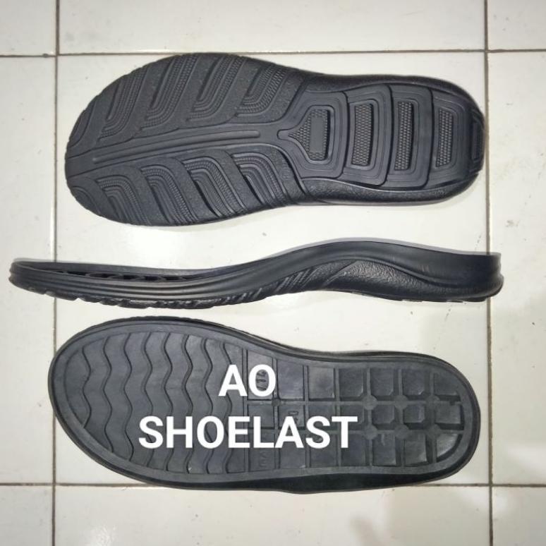 ELVIQUECONCEPT ( IZ ) OUTSOLE ALAS SANDAL HITAM TPR TERMURAH