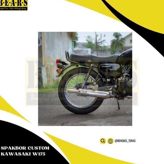 Spakbor Custom Chroom Kawasaki W175 W 175 Chroom Ring 17 British