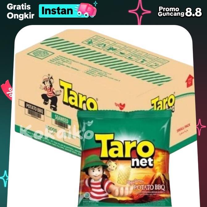 Taro Net 1 Dus Isi 60 Pcs Ciki Camilan Snack Food
