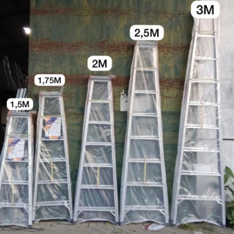 Tangga Lipat aluminium/tangga lipat murah/tangga murah/tangga aluminium
