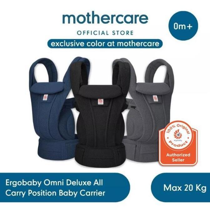 Ergobaby Omni Deluxe Baby Carrier - Gendongan Bayi Dengan Hipseat dan Strap Ransel