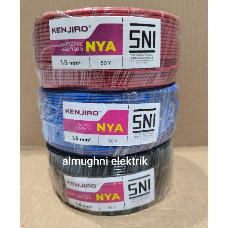 Kabel Kawat Nya 1 X 1,5 Tembaga Murni Sni Kabel Kawat Tunggal