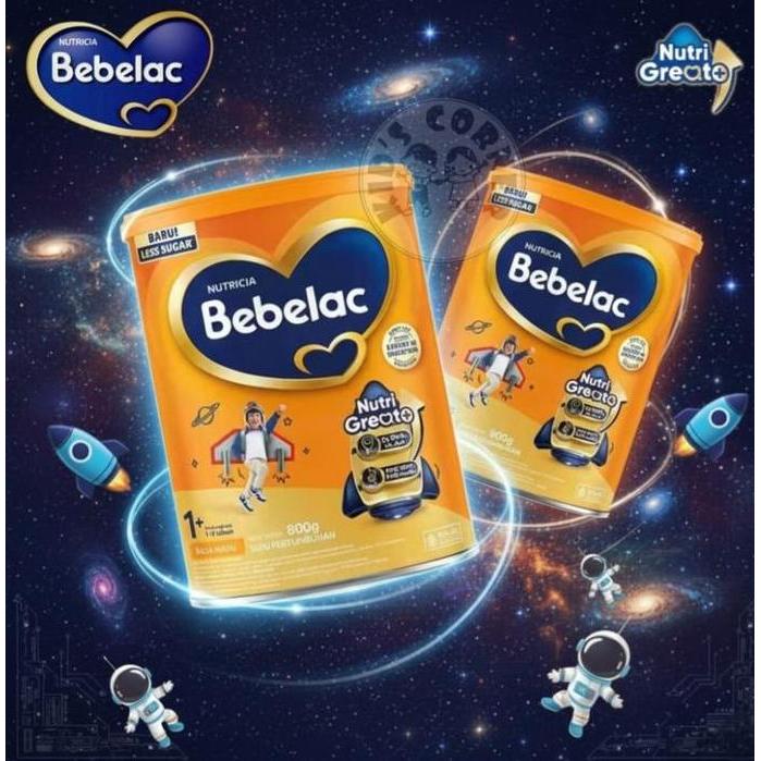 Bebelac / Bebelove 3+ / 1+ / 0-6/ 6-12 800gr Madu/Vanila Susu Pertumbuhan ( KEMASAN BARU)