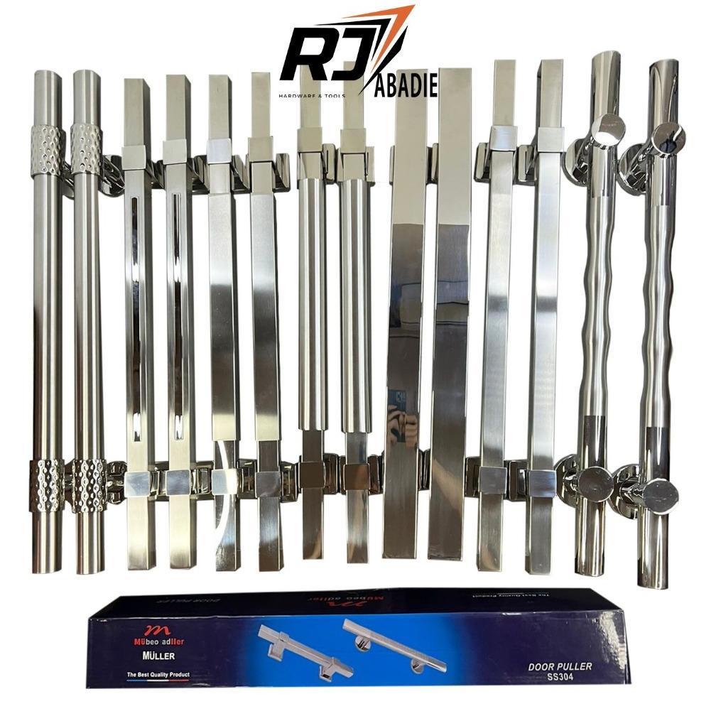 [1SET/2PCS] Pull Handle Muller Tarikan Pintu Kupu Tarung Stainless Muller 60cm 600mm 24