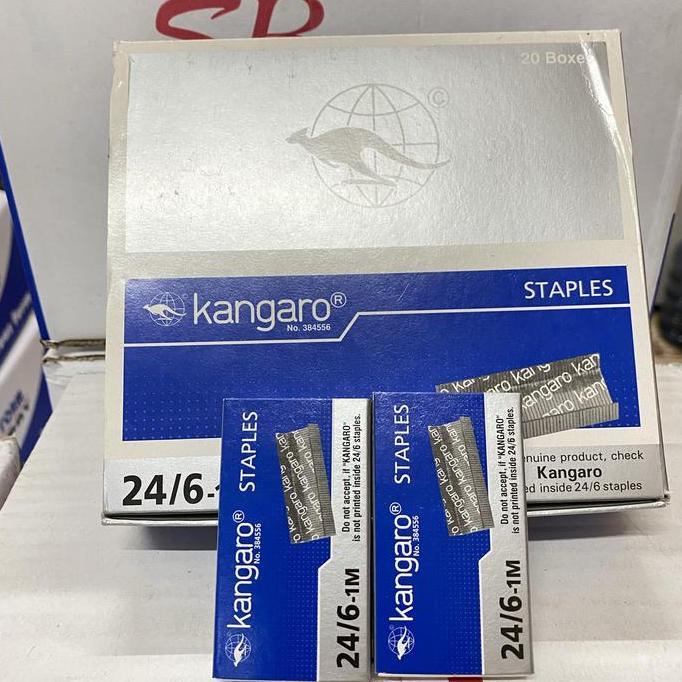 Lansungkirim- Kangaro Isi Staples No 24- 6 / Isi Staples No 3 / Isi 20 Box Kecil