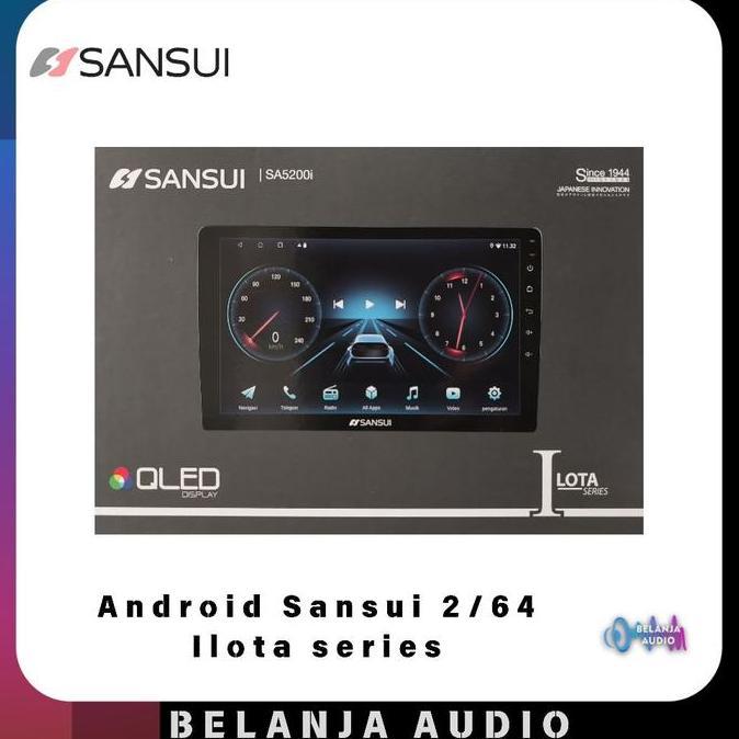 Head Unit Android Sansui Alpha Beta Gamma Ilota Series 9 Inch 10 Inch